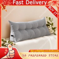 New Korean Velvet Triangle Cushion Pillow Single Double Bed Head Soft Back Bed Headrest Triangle Cus