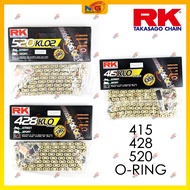 RK Japan Motorcycle Gold Chain 415/428/520 KLO O-Ring Seal Heavy Duty