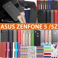 2018 Asus Case 3D Full Screen Protector Leather case cover for Asus Zenfone 5 ZE620KL ZC600 KL Case