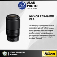 Nikon NIKKOR Z 70-180mm F2.8 Lens for Nikon Z9 Z8 Z7 ii Z6 ii Z5 Zfc Z30 | Nikon Singapore Warranty