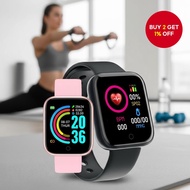 Y68 D20 Bluetooth Smartwatch Heart Rate Monitor Bracelet for Women