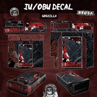 OBU Sticker Waterproof "Godzilla"