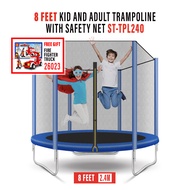 SellinCost Large 1.8m 6ft 2.4m 8ft 3m 10ft 3.6m 12ft Trampoline For Kids And Adult 150kg Durable Wei