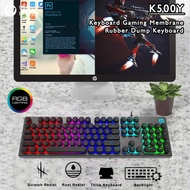 Best Selling Gaming Keyboard hp K500Y - RGB Membrane (Rubber Dump) Keyboard SALE