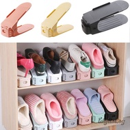 ღ Double Layer Adjustable Shoe Rack Shoe Stacker Shoe Slots Space Savers Shoe Rack Holder Bedroom Plastic Adjustable Shoe Storage Organizer