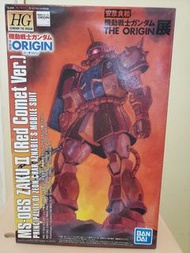 BANDAI HG MS-06S夏亞專用紅渣古［安彦良和THE ORIGIN展］版