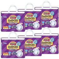 Goon Pants Super Big, Goon (33.1 - 77.2 lbs (15 - 35 kg), 84 Sheets (14 Sheets x 6) [Case Sale] Big 