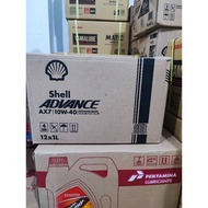 SHELL AX7 AX 7 OIL 1 LITER 10W-40 CONTENTS 6