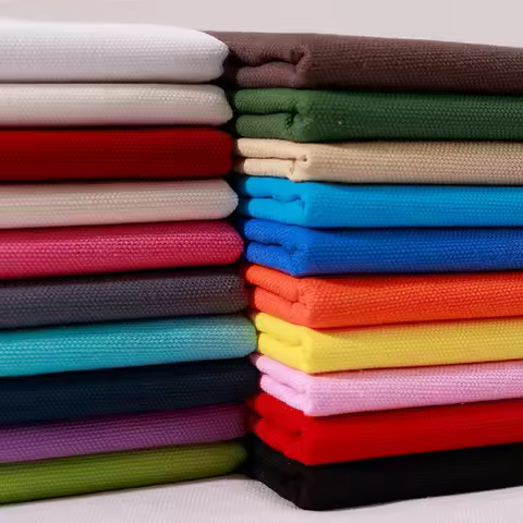 0.6mm Cotton Canvas Fabric 10 oz for Sewing Handbags Hats Shoes Sofa Covers DIY Handmade by Half Met
