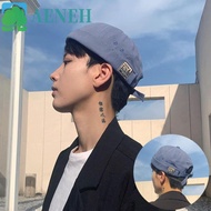 AENEH Men Women Skullcap, Cotton Dome Brimless Hat Unisex, Fashion Solid Color Docker Cap Gorras Mel