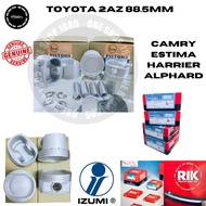 TOYOTA CAMRY 2AZ 2AZ-FE ACV30 ACV40 ACV50 ESTIMA 2.4 ACR30 ALPHARD ACR50 IZUMI PISTON/RIK PISTON RIN