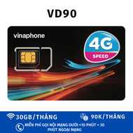 Sim vina 4G Tốc Độ Cao Gói 2Gb/ngày Nghe Gọi Miễn Phí | VD90 BIG120 D159G .FREESHIP - CHƯA KÍCH HOẠ