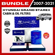 BUNDLE CABIN & OIL FILTERS for HYUNDAI GRAND STAREX (2007-2021) (97617-4H000/26300-42040)