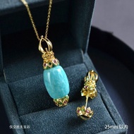 Thick High-End Barrel Beads Transfer Beads Dzi Beads Pendant Holder Large Beads Pendant Head Empty H