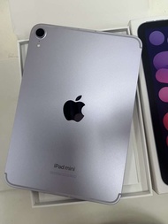 5G版iPad mini 7(A17pro)128gbWi-Fi + 流動網絡,港行極新，電池健康度100，有套有貼，全套齊！