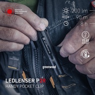 LEDLENSER Flashlight Rechargeable P2R - 200 Lumens [Led Lenser EDC 36gm Torchlight Small]