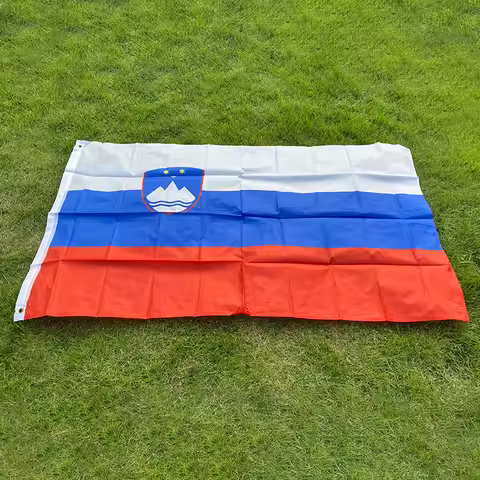 Aerlxemrbrae flag Slovenia Flag 3x5 ft Flag of Slovenian 90x 150cm Slovenia National Flag
