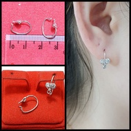 925 SILVER EARRINGS WHITE GOLD PLATED CHILDREN'S EARRINGS 925 SILVER TEENAGERS' EARRINGS / AT290