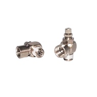 Metal Valve Body Elbow Type Speed Control Valve AS Series Throttle Valve AS2200-01S AS3210-03S HOXF