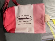 全新 Haagen-Dazs  粉色冰棒造型保冷袋/保溫袋/野餐袋/大容量/附背帶/隨行袋