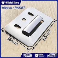 100PCS WPC Wood Pannel Clips WPC Panel Brackets and Screws WPC Panel Clip/s WPC Panel Clip/s Wall Pa
