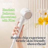 LODER ECOCO Handheld Bathroom Showerhead with Filter Build Water Pressure Enhancement And  Rainfall 