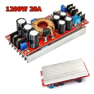 โมดูลพลังงาน 1200W 20A DC Converter Boost Step-up Power Supply Module IN 8-60V OUT 12-83V