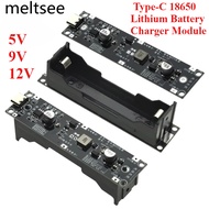 5V 9V 12V Type-C 18650 Lithium Battery Boost Step Up Module UPS Uninterruptible Power Supply Charge 