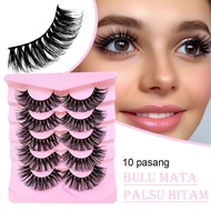 Fake Lashes Fluffy Cat Eye Lashes 8d Fluffy Volume Thick Dramatic False D Curl Mink Eyelashes F8r8