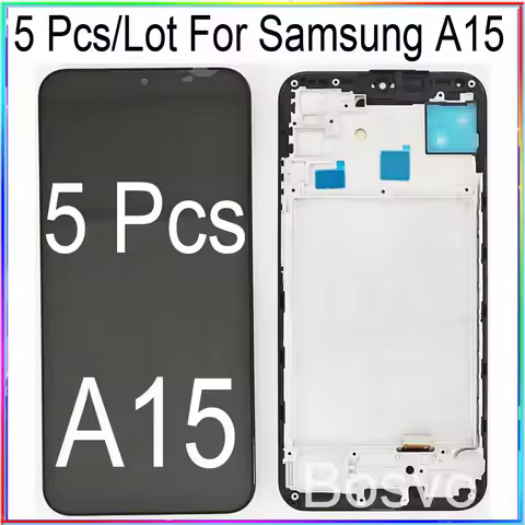 Wholesale 5 Pieces/Lot for Samsung A15 Screen Display Lcd With touch Assembly 4G 5G A155F A155M A156