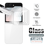 1-4pcs Tempered Glass For Samsung Galaxy Z Flip7FE Flip6 Flip5 Outer Screen Protector Samsung Z Flip