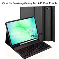 [ Flip Cover Samsung Tab A9 Plus 11 Inch / A11 Plus 11 Inch ] Flip Case Keyboard Slot Spen For Samsu