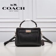 new style 2024 Cross Body Shoulder Bag for Women official store Authentic LANE solid colored leather