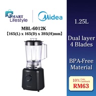Midea 1.25L Blender Without Grinder MBL-6012K