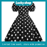 CODS Women Doll Collar Dress Doll Collar Dress Vintage 50s 60s Princess Dress Women Party Dress Retr