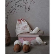 Commi 雪靴拖 杏色37