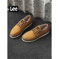 Lee Genuine Leather Big Toe Leather Shoes Men 2023 Summer New Style Breathable Casual Shoes Retro Br