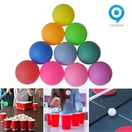 [LAG] 50Pcs Colored Ping Pong Balls Frosted Surface Elastic Impact Resistant Round Table Tennis Balls Training Tool