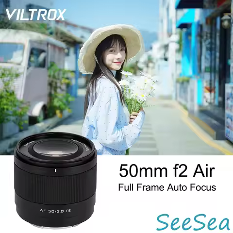 Viltrox 50mm f2 Air Full Frame Auto Focus Lens for Sony E Nikon Z Mount Photography Equipment Profes