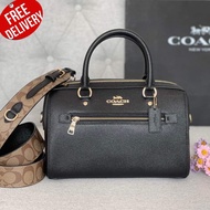 COACH กระเป๋าสะพาย C8287 ROWAN SATCHEL IN SIGNATURE CANVAS