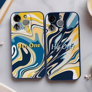 客製化禮物 深藍色大理石紋手機殼 情侶 iPhone14 15 16 Pro Max