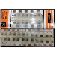 MB-102 Red Blue Line Breadboard 830 Hole Breadboard Experimental Connection Board