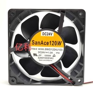 San Ace120W Sanyo 9WG1224J103 24V 1.0A 12038 Welding Machine Inverter Fan