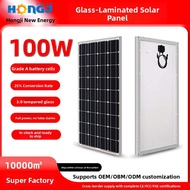 Monocrystalline silicon 100W household photovoltaic solar panel, solar panel components, power gener