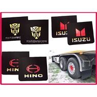 UNIVERSAL PVC MUDFLAP 19'' X 24'' 49mm X 60mm LORRY TRUCK ISUZU HINO MITSUBISHI NISSAN FORD DAIHATSU
