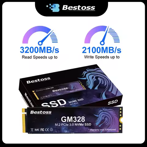 Bestoss M.2 NVMe 128GB 256GB 512GB 1TB 2TB Protocol PCIe 3.0x4 Internal Hard Drive Hard Disk SSD For