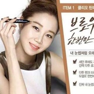 韓國代購* 孔孝真代言 CLIO品牌 2015春夏最新 雙頭液筆式染眉 眉筆