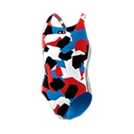 Adidas Girl X Classic Lego Swimsuit - Blue