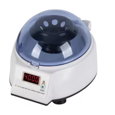 LXJ-4 Mini Centrifuge DC220V 4000-8000RPM Portable Quiet Digital Laboratory PCR Microtube Centrifuge