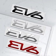 Car Styling For KIA EV6 GT-Line EV Electric Logo Metal 3D Letter Rear Trunk Decals Emblem Badge Glos